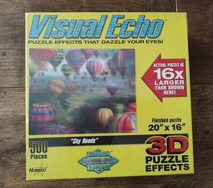 Hobbico Visual Echo 500 Piezas Rompecabezas 3D ""Sky Roads"" Globo 20x16 Royce Art Nuevo en Caja - Imagen 1 de 5