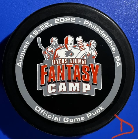 Philadelphia Flyers Alumni Fantasy Camp (August 19-22, 2022) Official Game Puck Cover