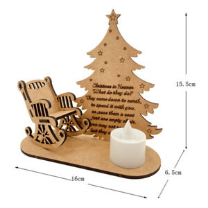 Christmas in Heaven. Memorial Tree & Rocking Chair. Memorial. Timber or Acrylic