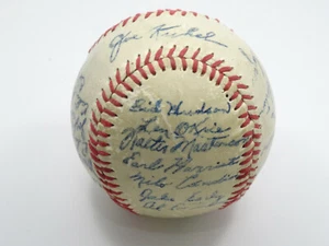 RARE OFFICIAL 1948 WASHINGTON SENATORS 30 AUTOGRAPHED BASEBALL SID HUDSON, KUHEL - Picture 1 of 10