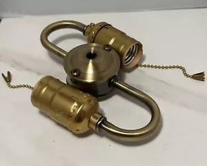 Lamp Parts 2-Socket On/Off Pull Chain S-CLUSTER - Picture 1 of 3