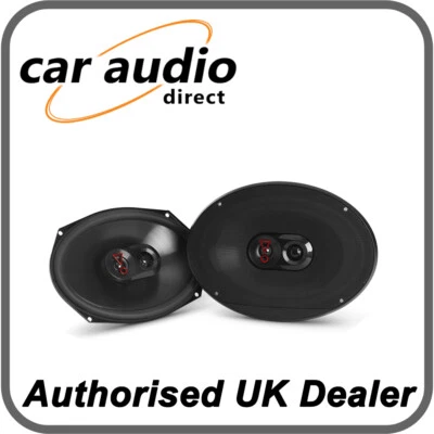 JBL Stage3 9637 - 6 "x 9" 3 Way 375 Watts Door Shelf Car Speakers - Image 1 of 4