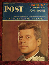 Magazine Saturday Evening POST 14 août 1965 HIROSHIMA JFK JOHN WAYNE 