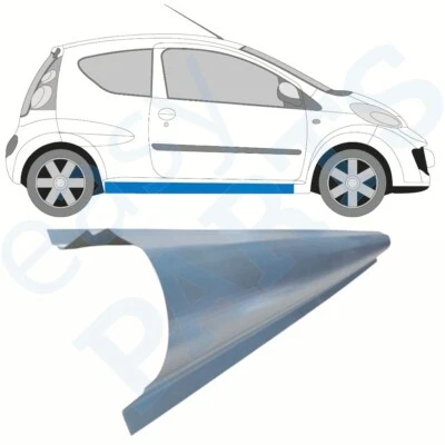 CITROEN C1 2005-2012 Tôle de Réparation de Seuil / Droite - Image 1 of 2