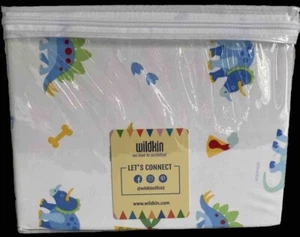 Set lenzuola bambino Wildkin Dinosaur Land NUOVO - Foto 1 di 8