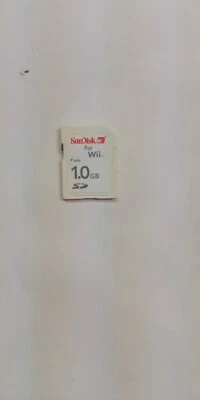 Sandisk 1GB Gaming SD Card For Nintendo Wii Gaming Memory Card - Tested cleared - Image 1 of 2