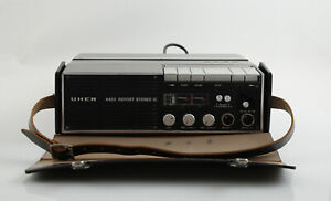 Uher 4400 Report Stereo IC. Tonbandgerät. Original Ledertasche. Vintage