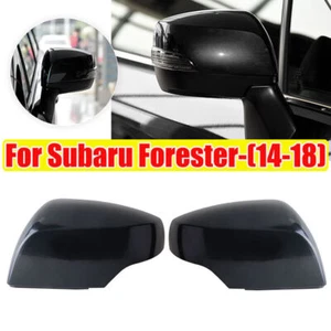 For Subaru Forester SJ 2014-2018 Rearview Mirror w/ Turn Light Cover Cap 2PCS - - Picture 1 of 8