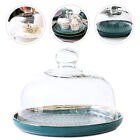 Glass Display Shelf Cake Stand with Dome Cover for Kitchen Wedding Decor