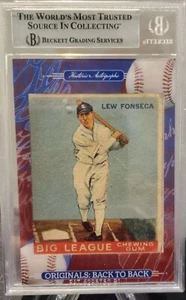 1933 Goudey Lew Fonseca HA Originals Back-to-Back AUTOGRAPH 1/5 2022-23 - Picture 1 of 2