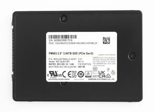 Samsung PM983 Series 3.84TB 2.5" NVMe U.2 (PCIe 3.0 x4) Solid State Drive - Photo 1/3