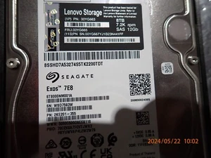 00YG665 Lenovo 00YG663 8TB SAS 12G 7.2K 3.5in DS4200 DS6200 HARD DRIVE - Picture 1 of 7