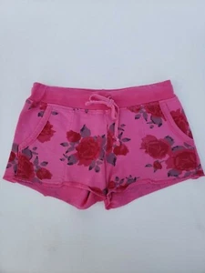 T2Love girls Floral pull on drawstring line shorts size 12 Pre-owned - Picture 1 of 4