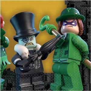 Lego Batman Movie Toy Video Game Superhero Kids Birthday Party Beverage Napkins - Picture 1 of 1