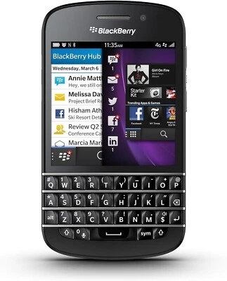 BlackBerry Q10 - 16GB - Black (Unlocked) Smartphone - Image 1 of 4