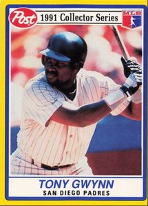 1991 Post Cereal Tony Gwynn San Diego Padres #10