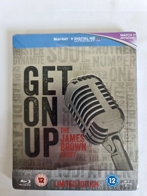 GET  ON  UP  THE  JAMES  BROWN  STORY  BLU-RAY  STEELBOOK,  DISPATCH   SAME  DAY - Image 1 of 4