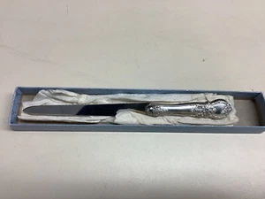 WEB SILVER CO EE. UU. PELTRE SHEFFIELD ACERO INOXIDABLE ABRECARTAS SIN USAR, EN CAJA STOCK ANTIGUO - Imagen 1 de 5