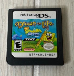 Drawn to Life: Bob Esponja Edición Pantalones Cuadrados (Nintendo DS, 2008) Solo Cartucho - Imagen 1 de 1