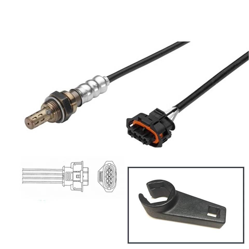 ADATTO PER SENSORE OSSIGENO VAUXHALL OPEL OMEGA 2.2 LAMBDA + PRESA ANTERIORE - Immagine 1 di 1