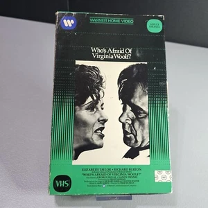 RARE Who's Afraid Of Virginia Woolf? BIG BOX HOME VIDEO 📼 VHS /VCR TAPE VINTAGE - Picture 1 of 10