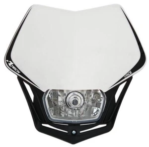 FARO MASCHERINA CROSS ENDURO MOTARD OMOLOGATA RTECH V-FACE UNIVERSALE GIALLO FLU - Picture 1 of 1