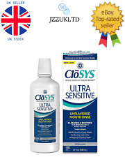 CloSYS Ultra Sensitive Mouthwash Unflavored, 32 Ounce - USA IMPORT