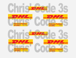Code 3 Adhesive Vinyl Decals suit 1/43 1/50 - DHL Sprinter - Picture 1 of 1