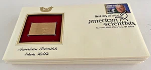 22kt gold First Day Commemorative Stamps- Lot of 8: Am. Scientists - plus more! - Picture 1 of 6