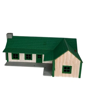 Model Railway O Gauge K-Line Lionel L Shaped Ranch House AS IS Missing Fence - Picture 1 of 13