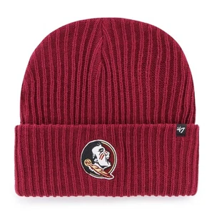 Men's '47 Garnet Florida State Seminoles Harbor Cuffed Knit Hat - Picture 1 of 2