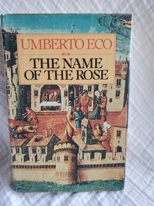 Vintage The Name of the Rose Umberto Eco 1983 1st American Ed. HC Good Cond w/DJ - Picture 1 of 10