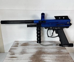 Spyder Sonix Paintball Gun & Barrel Vertical Feed Double Trigger Blue Read - Picture 1 of 14