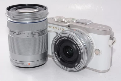 [Como Nuevo/663 Disparos] Kit de Doble Zoom Olympus Pen E-PL9 de JAPÓN #u8429 Foto 1 de 4