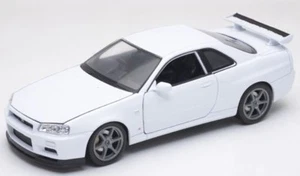 24108W Welly 1:24 Scale Nissan Skyline GT-R (R34) White - Picture 1 of 1