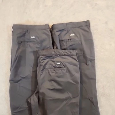 Lote de 3 Pantalones de Trabajo Cintas Cathy Fit Para Mujer Talla 22 TL Uniforme Gris Oscuro Foto 1 de 4