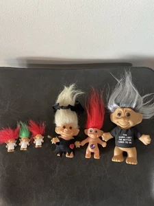 Lote De Colección Treasure Trolls Gema Púrpura Ángel Cabello Blanco Antiguo Russ Trolls - Imagen 1 de 18