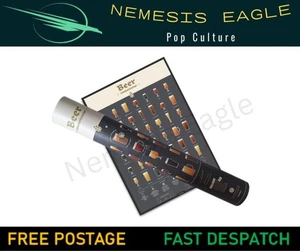 BEER CONNOISSEUR SCRATCH POSTER WALL CHART LUCKIES BRAND NEW - Picture 1 of 5