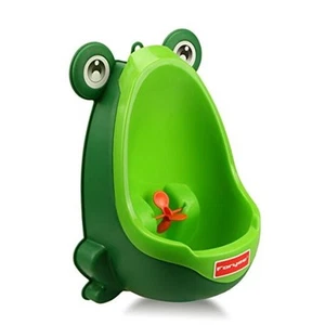 Cute Frog Potty Training Urinal for Boys with Funny Aiming Blackish Green - Picture 1 of 8