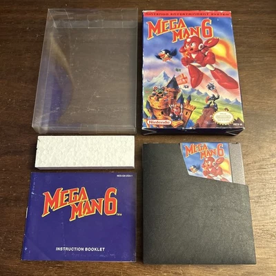 Mega Man 6 (Nintendo NES) Complete CIB - Tested - Authentic - Image 1 of 4