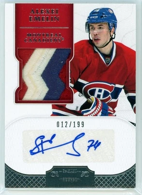 Alexei Emelin 2011-12 Panini Dominion Rookie Patch Auto 012/199 Canadiens - Image 1 of 2