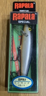 Vintage Rapala JS CD-9 argento speciale (colore speciale Giappone) reso... - Immagine 1 di 4