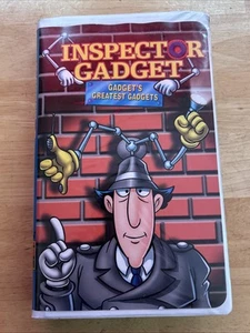 INSPECTOR GADGET CLAMSHELL VHS GADGET’S GREATEST GADGETS KINDER CARTOON TV SHOW - Bild 1 von 5