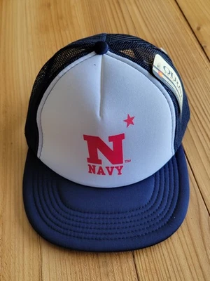 Ouray Sportswear Unisex Azul Marino Billete Plano Camionero Snapback Sombrero Foto 1 de 4