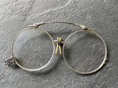 1/10 12k GF Filigree Folding Lorgnette Bifocal Eyeglasses Art Deco READ DESC - Image 1 of 4