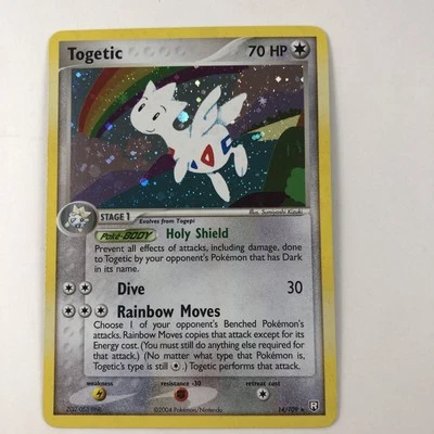 Pokémon-EX Team Rocket Returns-2004 Togetic Holo Rare-14/109-NM - Image 1 of 4