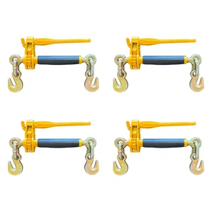 4PK Falcon Cargo 5/16-3/8" Folding Ratchet Load Binder G70 & G80 - 7,100 LBS WLL - Picture 1 of 7
