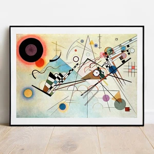 Art print Kandinsky Composition VIII 1923 giclee poster modern wall art picture - Picture 1 of 9