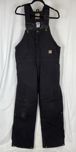 Berner Latzhose Herren Größe X-Large Brustumfang 48/50 Overall schwarz Reißverschluss & Druckknopfseiten - Bild 1 von 11