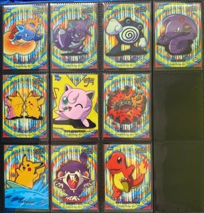 Pokemon TOPPS Series 2 - Complete sticker /stick-on set 10/10- NM cond. 1999 - Picture 1 of 7
